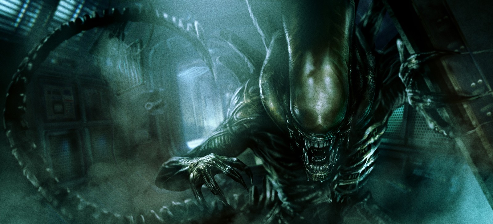 alien, demon, darkness, digital compositing, fiction wallpaper