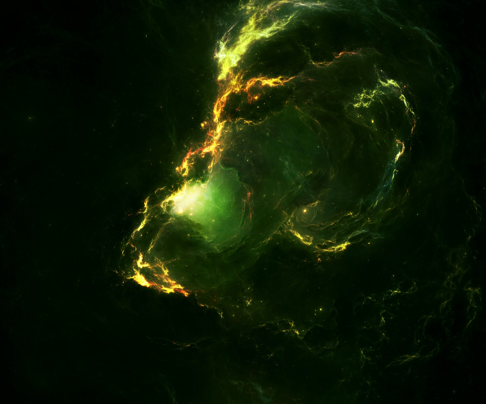 universe, space, water, green, astronomical object wallpaper