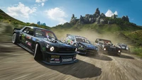 High-Octane Drifting Action in Forza Horizon: Sports Cars Racing Through Scenic Landscapes