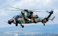 Eurocopter Tiger: Helicóptero de Ataque Militar Avanzado en Vuelo