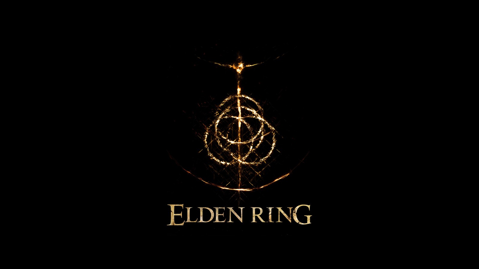 Lade elden ring, videospiel, logo Hintergrund herunter