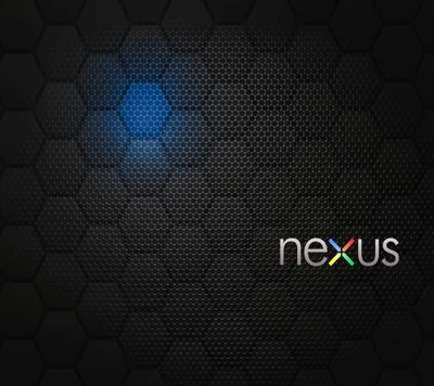 Nexus-Logo auf hexagonalem Hintergrund