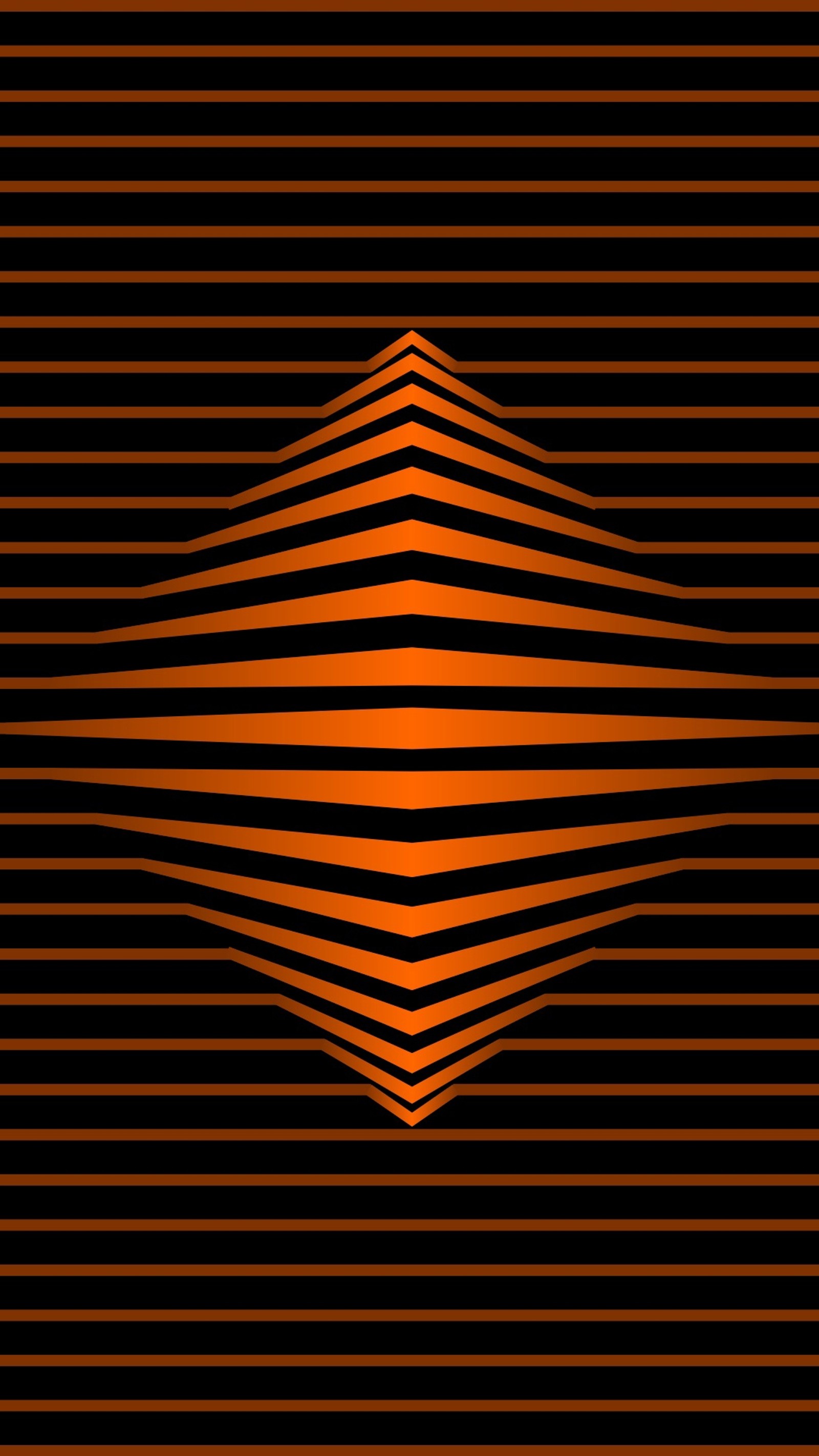 Um fundo listrado laranja e preto com um design diagonal (3d, abstrato, beleza, laranja, super design)