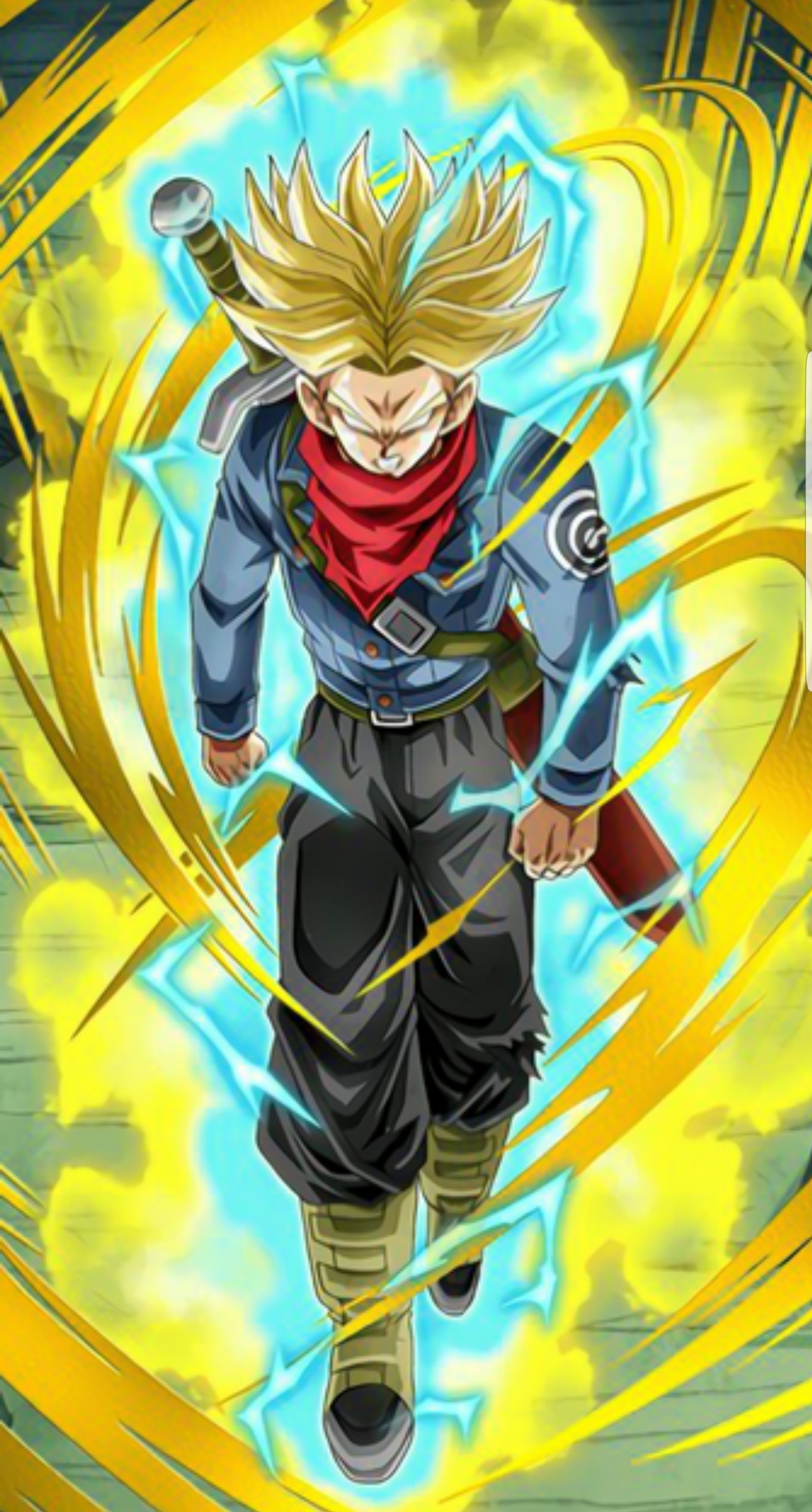 Téléchargez le fond d'écran dbz, trunks