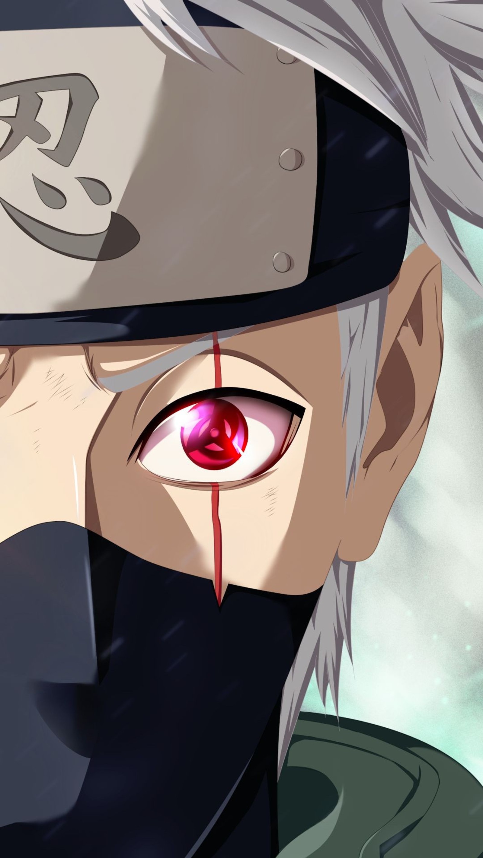 Скачать обои kakashi, шаринган, sharingan