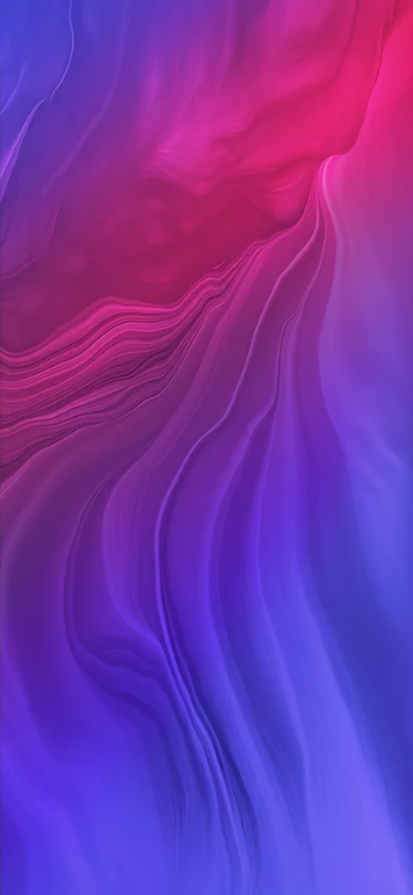 A close up of a cell phone with a purple and red background (abej, beautiful, beograd, colores, oppo reno z)