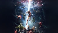 the avengers, avengers, marvel cinematic universe, darkness, space wallpaper