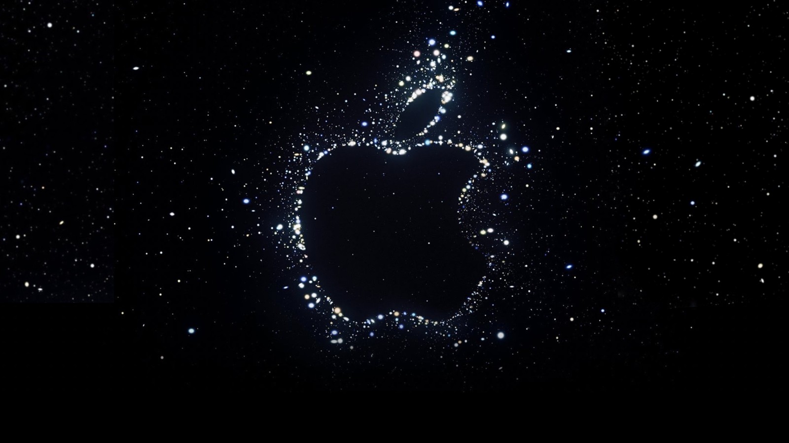 Logo d'apple dans les étoiles (pommes, apple watch, septembre, atmosphère, objeto astronomique)