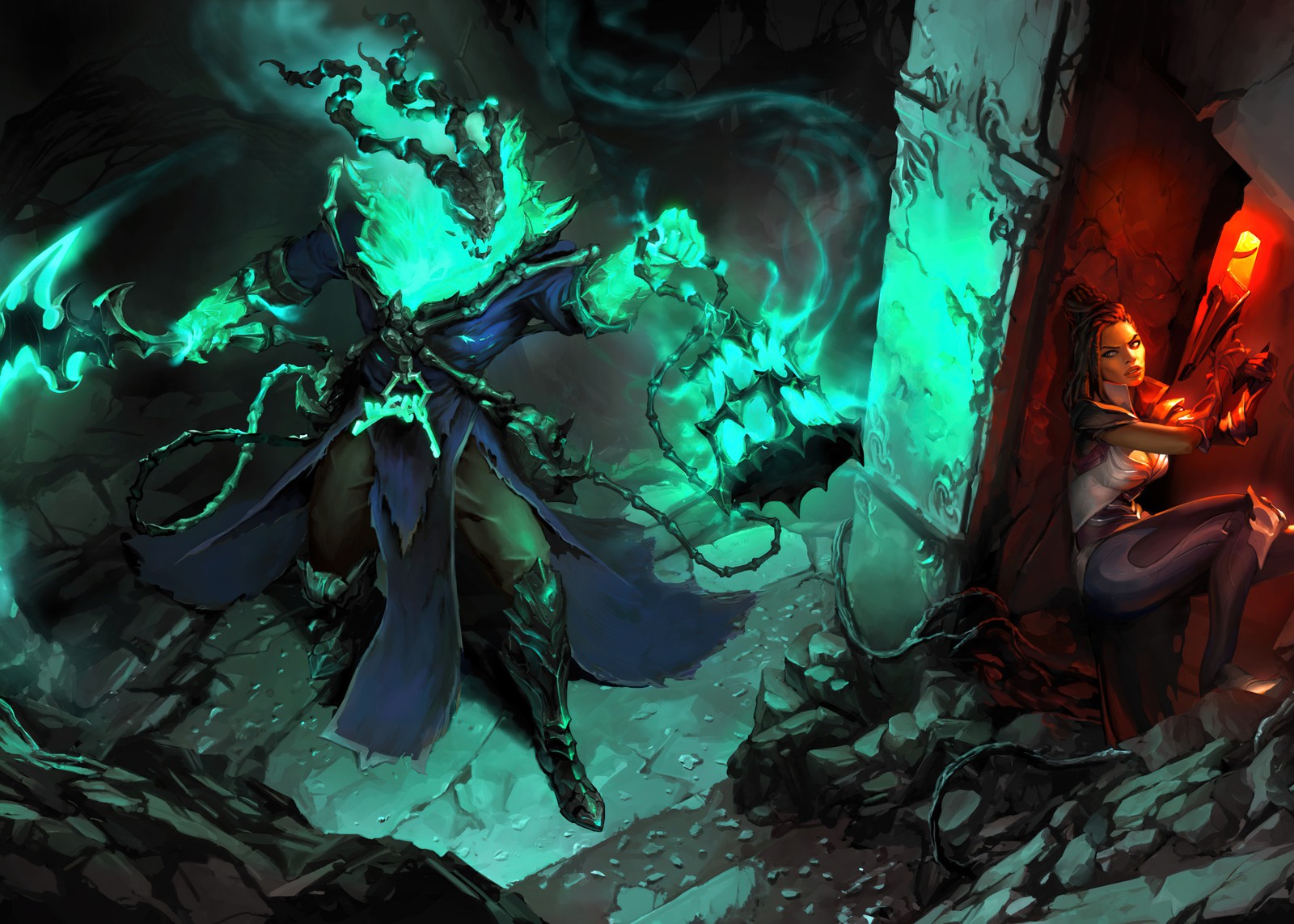 Baixar thresh, league of legends, jogos, papel de parede 4k grátis