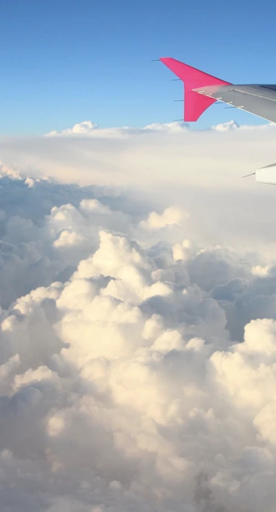 Above the Clouds: A Tranquil Flight Experience