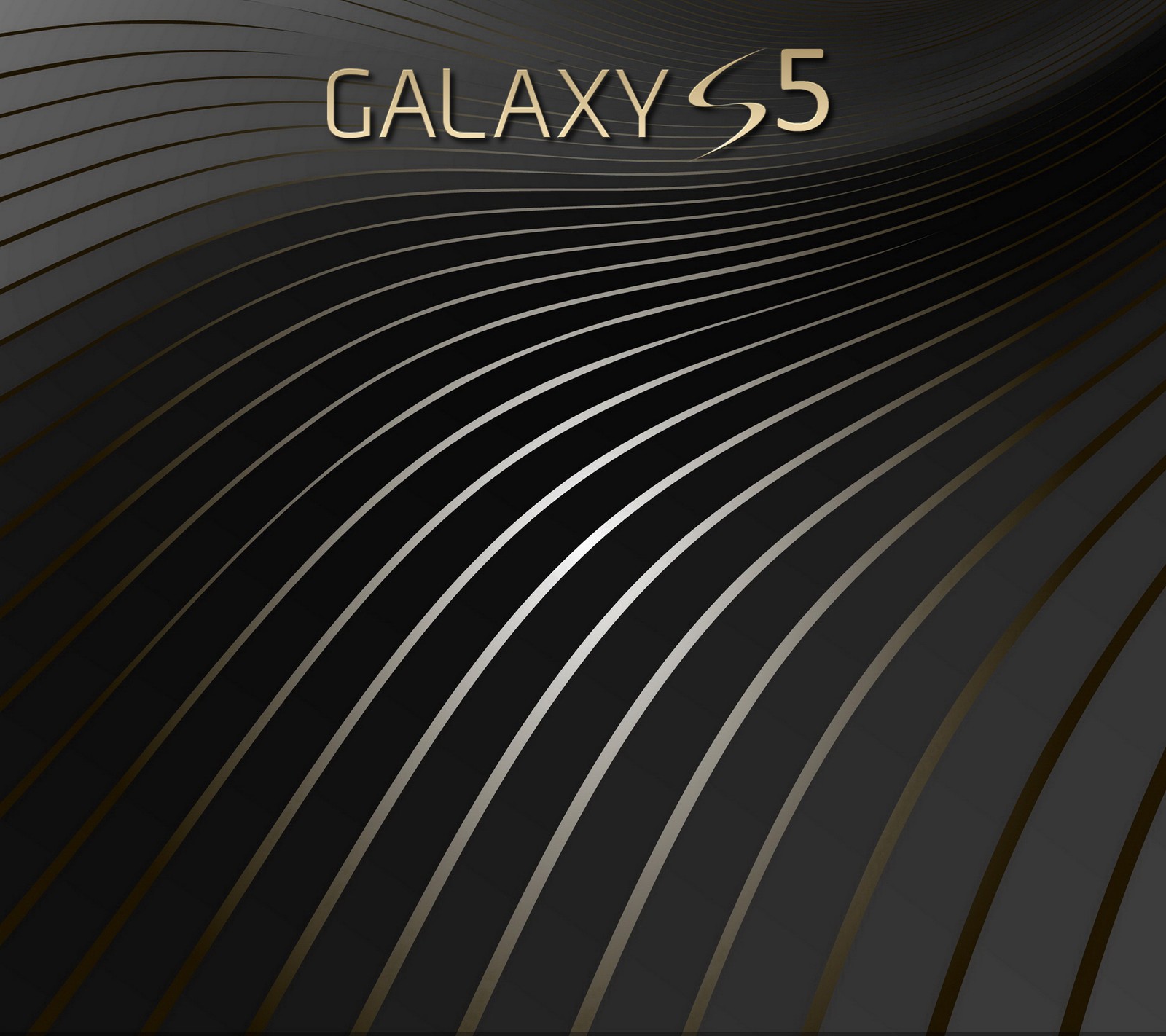 A close up of a black and gold samsung s5 phone (galaxy, s5, samsung)