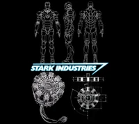 arc, blue print, cool, industries, iron man wallpaper