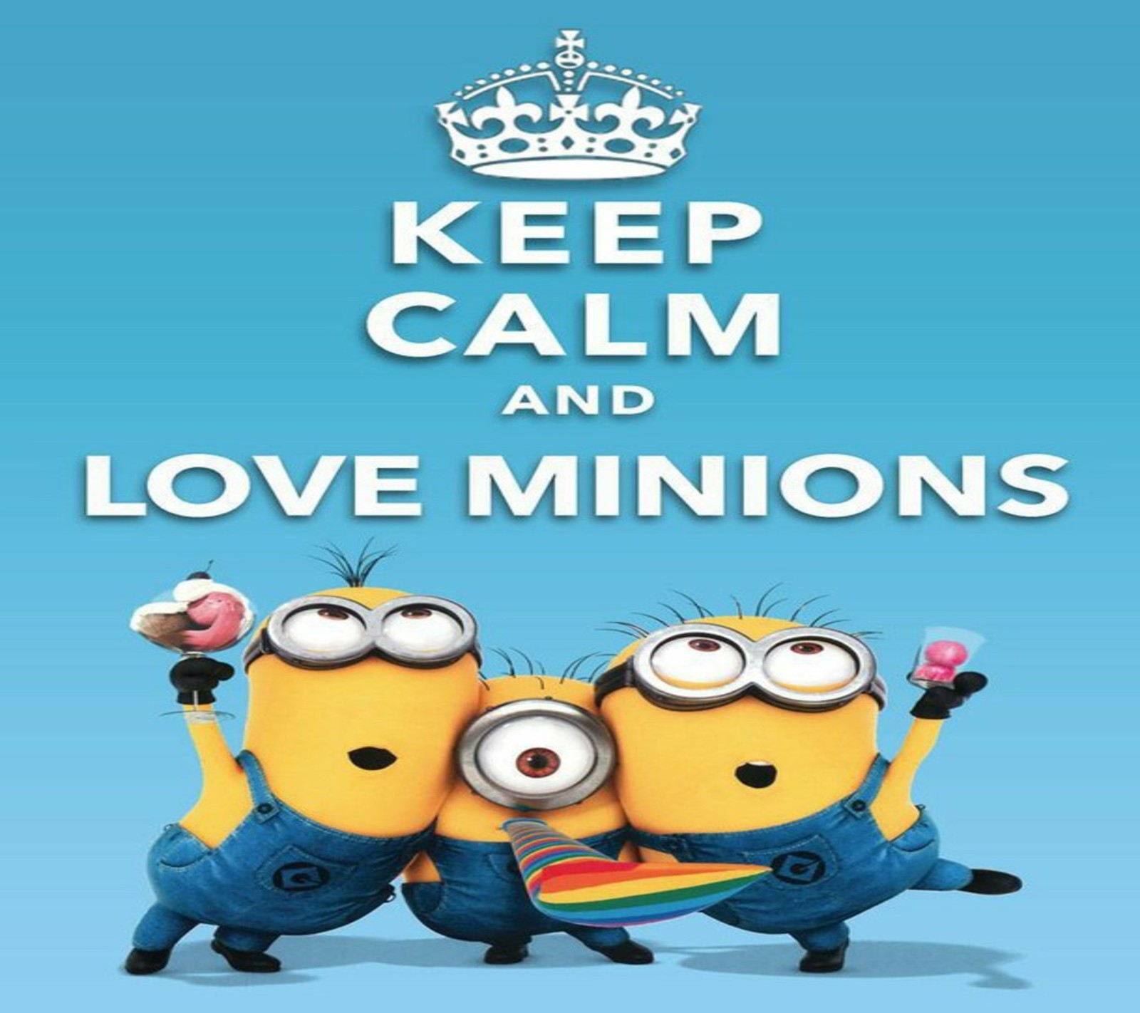 Keep calm and love minions (cartoons, despicable me, keep calm, minions)