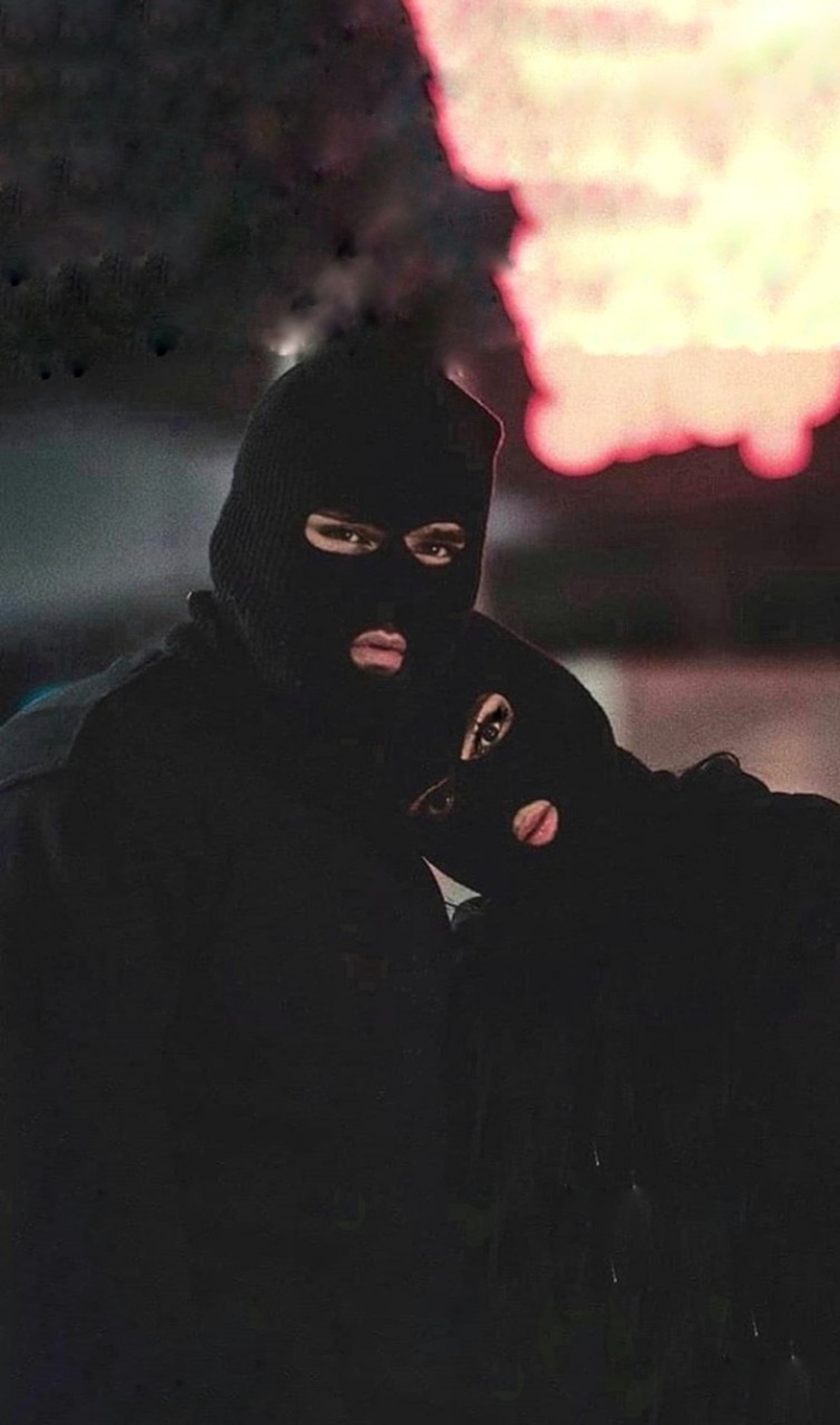 balaclava, couple, crime, gang wallpaper