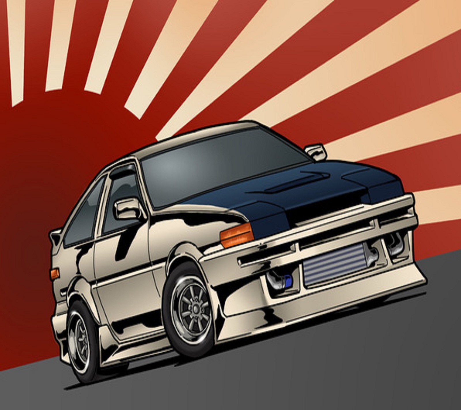 Descargar fondo de pantalla ae86, deriva