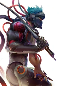 Genji: The Cybernetic Swordsman of Overwatch