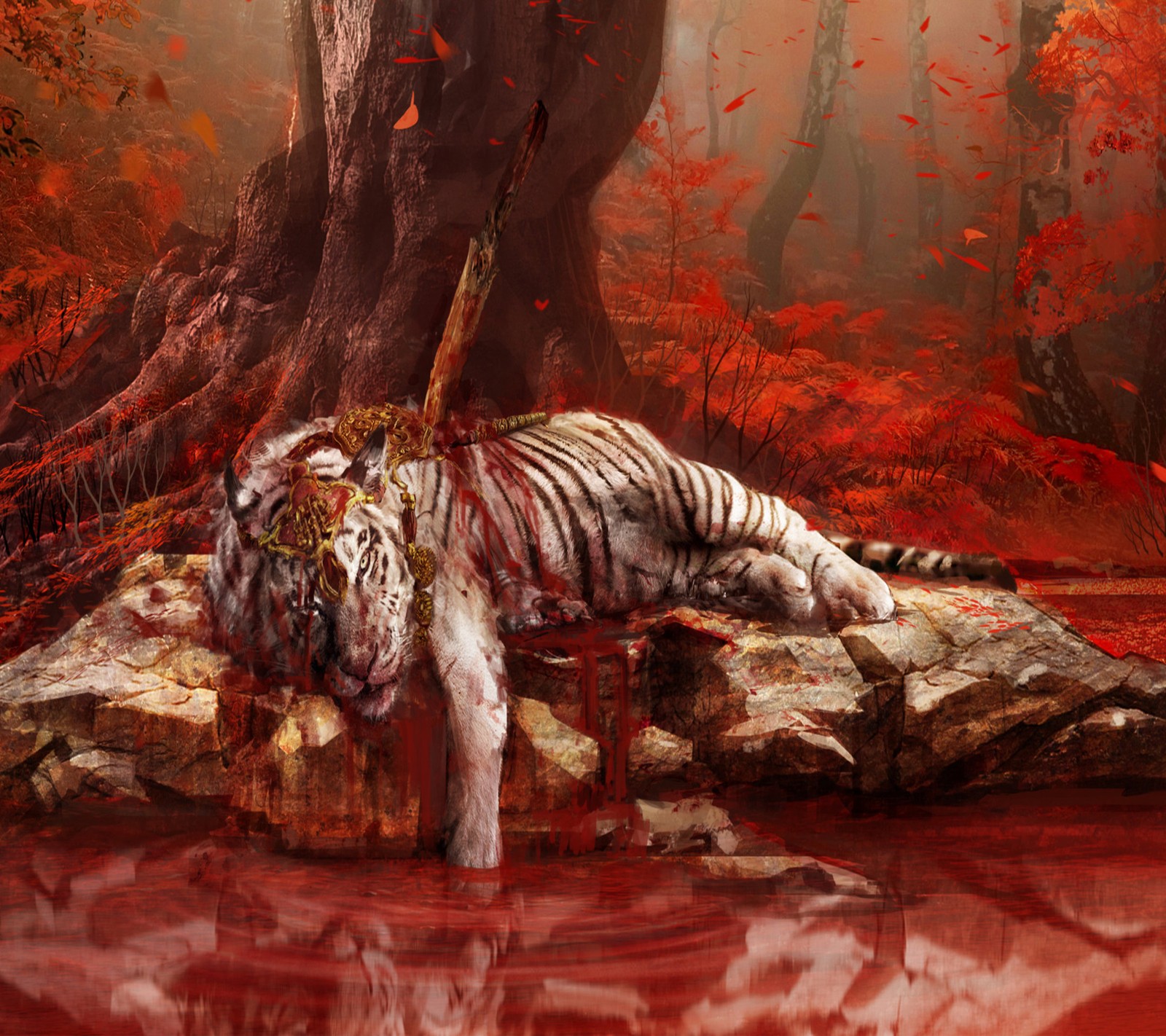 Téléchargez le fond d'écran dead tiger, far cry 4, jeu