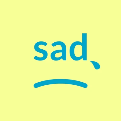 design, sad, tear, text, yellow