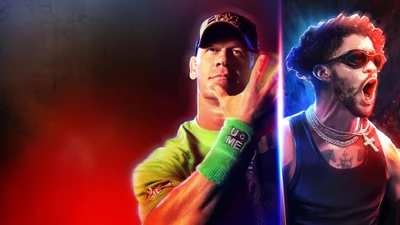 John Cena e Bad Bunny se unem na edição especial de WWE 2K23