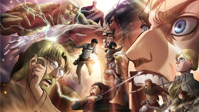 Epic Confrontation in "Attack on Titan" - Heroes vs. Titans