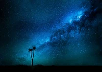 milky way, galaxy, universe, atmosphere, night wallpaper