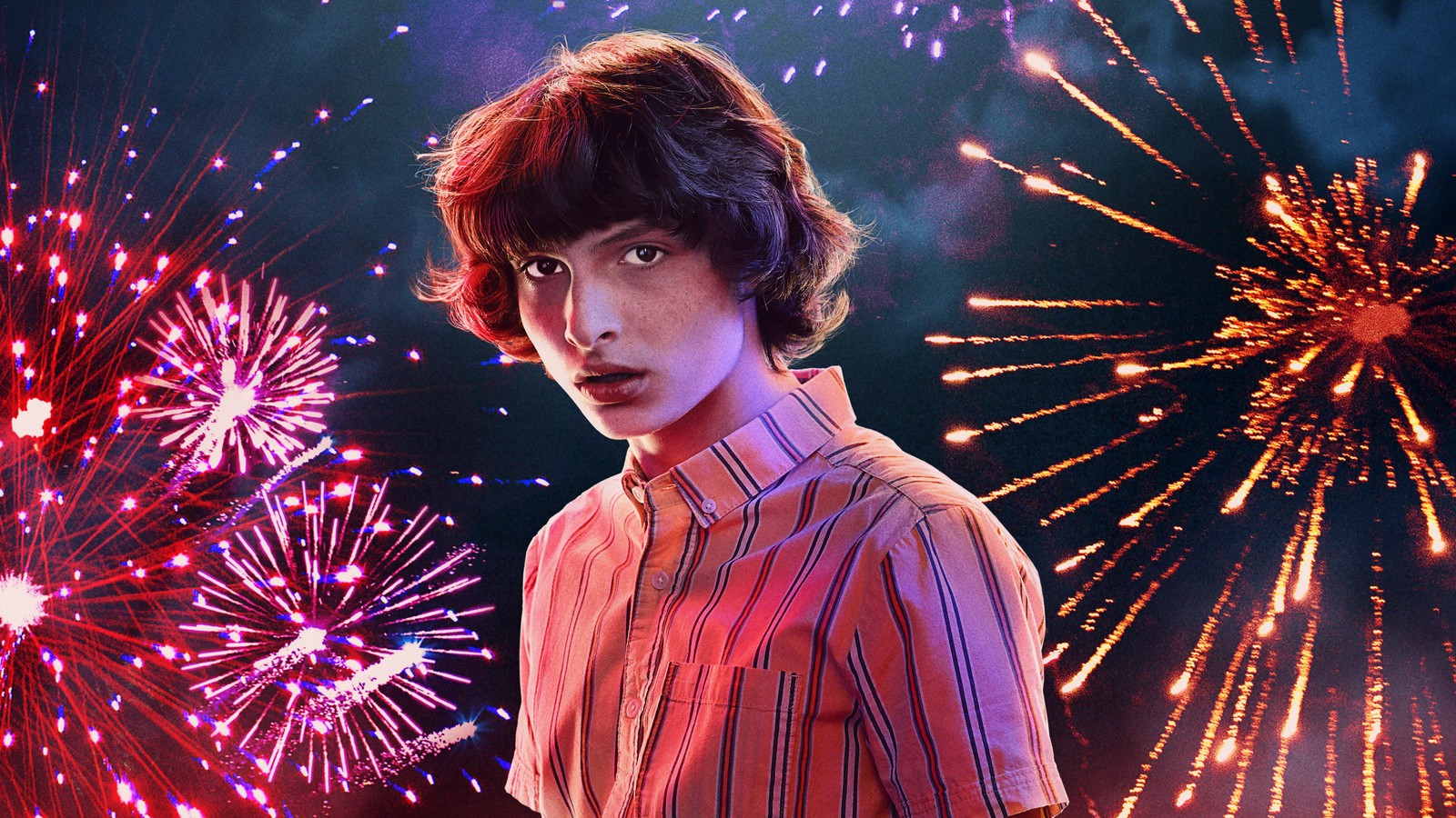 Lade stranger things, fernsehserie, finn wolfhard, mike wheeler Hintergrund herunter