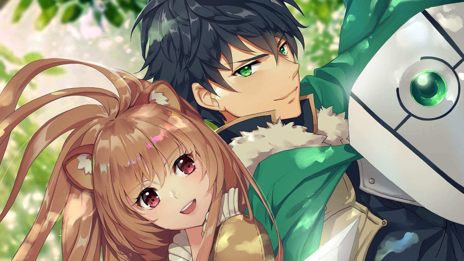 raphtalia, naofumi iwatani, the rising of the shield hero, tate no yuusha no nariagari, anime wallpaper