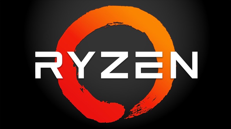 Логотип amd ryzen на черном фоне (amd ryzen, тёмный фон, логотип, технология, черный темный)