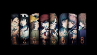 Montage de personnages de Steins;Gate : Un hommage sombre aux figures clés