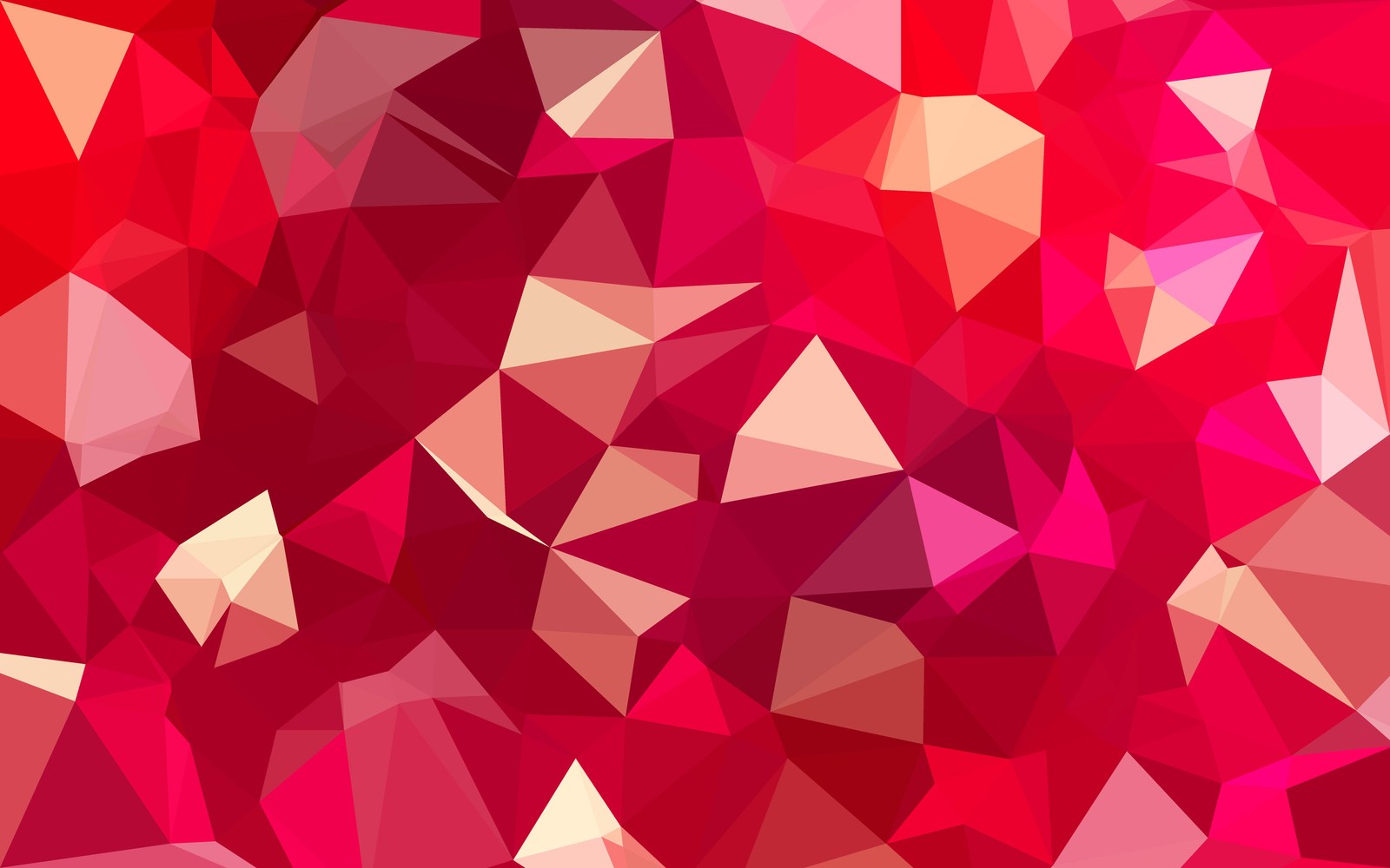 Un primer plano de un fondo abstracto rojo y blanco (rojo, cubo, geometría, magenta, triángulo)