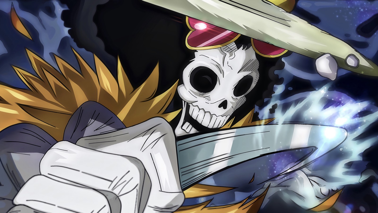 brook, one piece, anime wallpaper