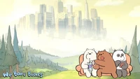 we bare bears, tv series, cartoon wallpaper