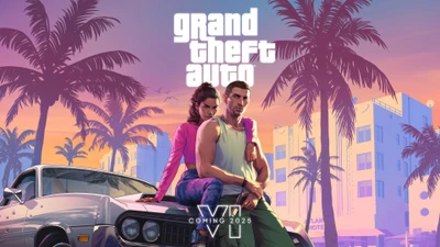 Grand Theft Auto VI: Lucia e Jason em um vibrante pôr do sol de 2025