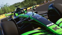 Action de course à grande vitesse dans le jeu vidéo F1 24