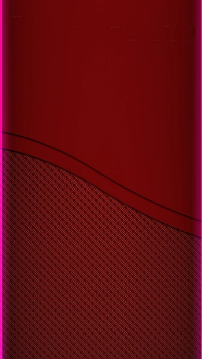 Abstract Red Edge Design with Textured Patterns