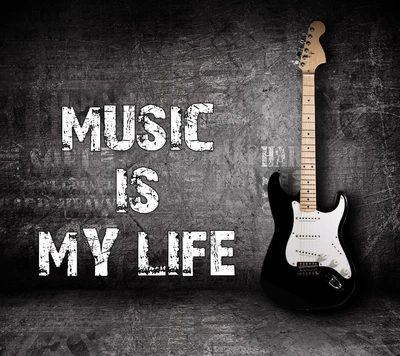 Music Is My Life: Embracing Black Guitar Vibes