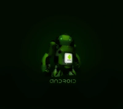 android, schwarz, klasse, grün, logo