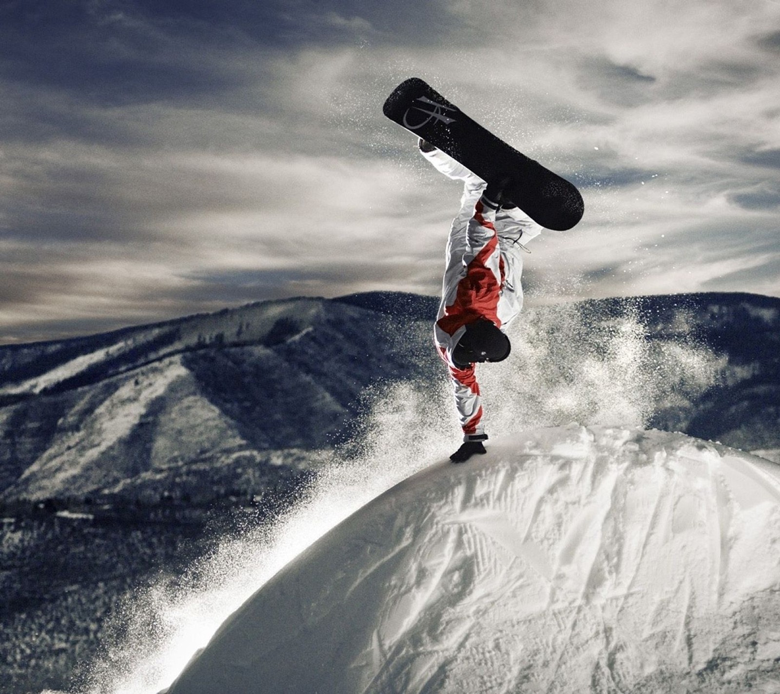 Lade snowboard, snowboarden Hintergrund herunter