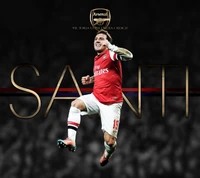 arsenal, cazorla, gunners, red, santi wallpaper