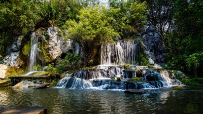 wasserfall, wasserressourcen, gewässer, natur, wasser