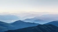 berg, berge, nebel, landschaft, samsung