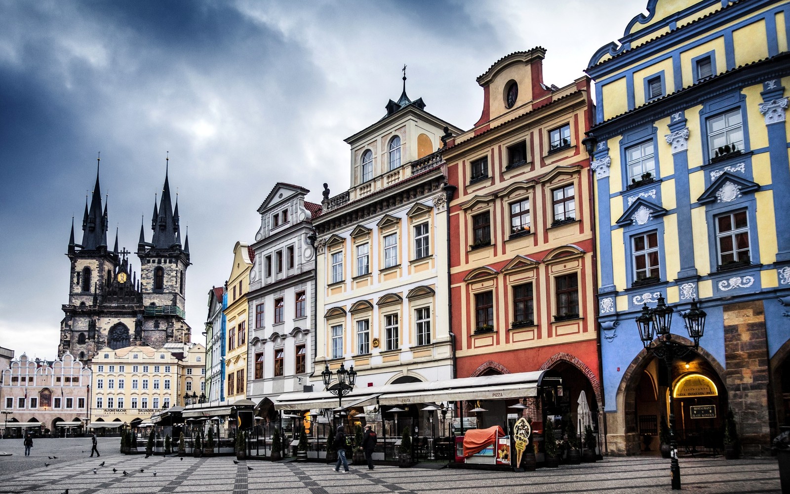 Скачать обои площадь старого города, карлов мост, charles bridge, город, городская площадь