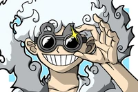 luffy, schutzbrille, ausrüstung 5, sonnengott nika, anime