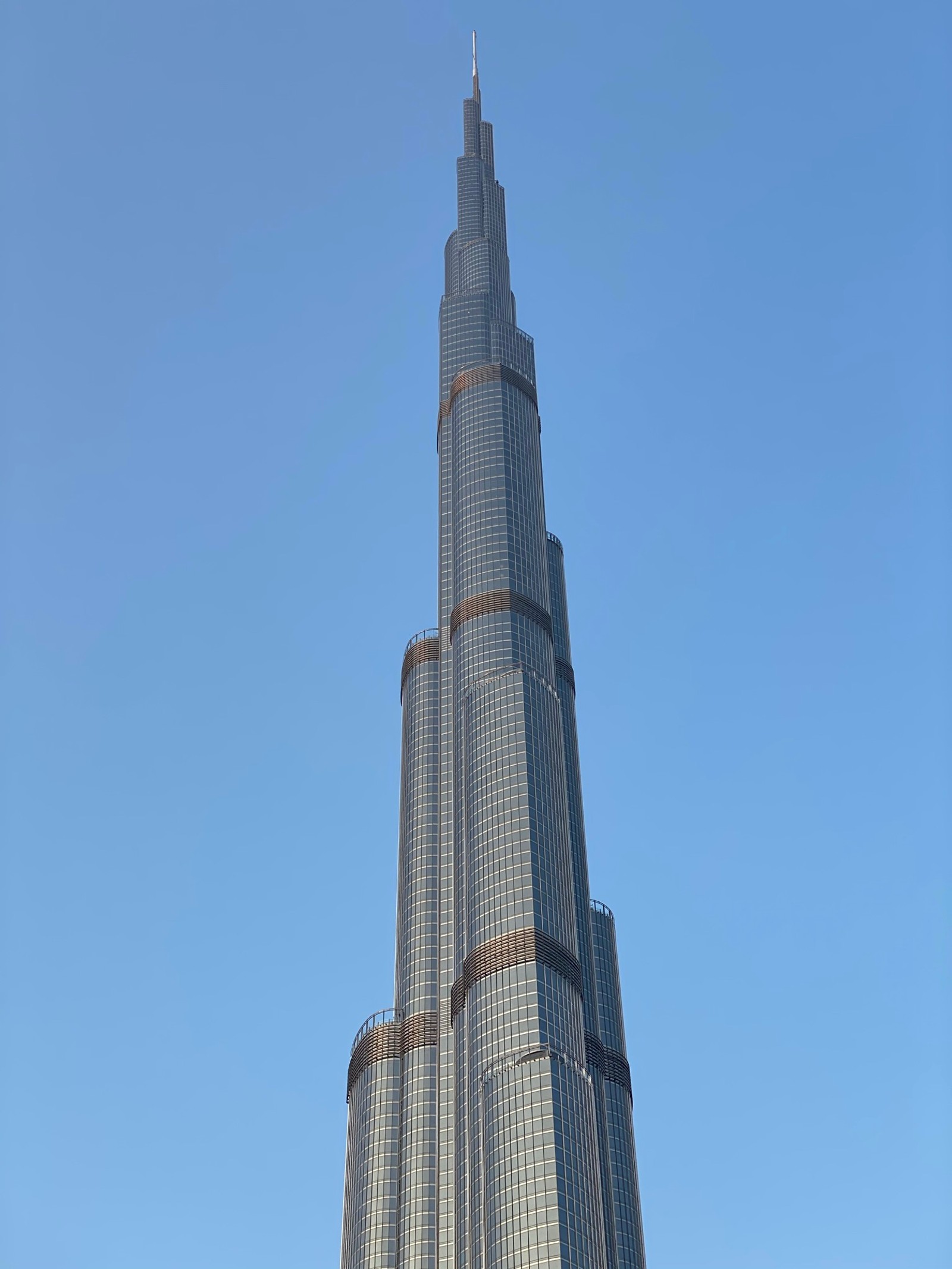 dubai, burj khalifa, skyscraper, national historic landmark, blue wallpaper