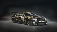 Dinámico Bentley Continental GT en atrevida librea de motorsport