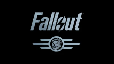 Logotipo do Fallout em fundo preto