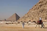 egyptian pyramids, tourism, pyramid, historic site, monument wallpaper