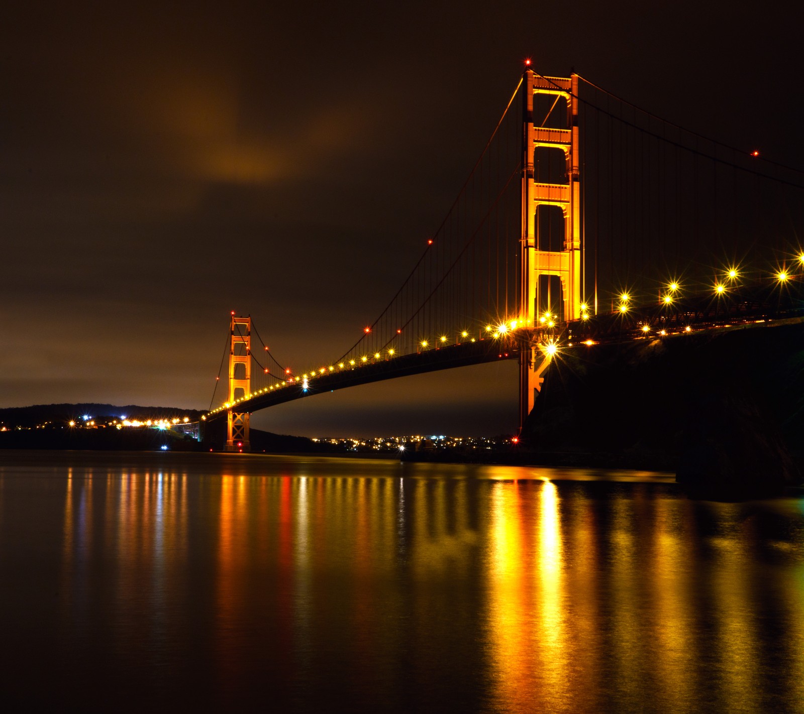 Скачать обои архитектура, мост золотые ворота, golden gate bridge, достопримечательность, пейзаж