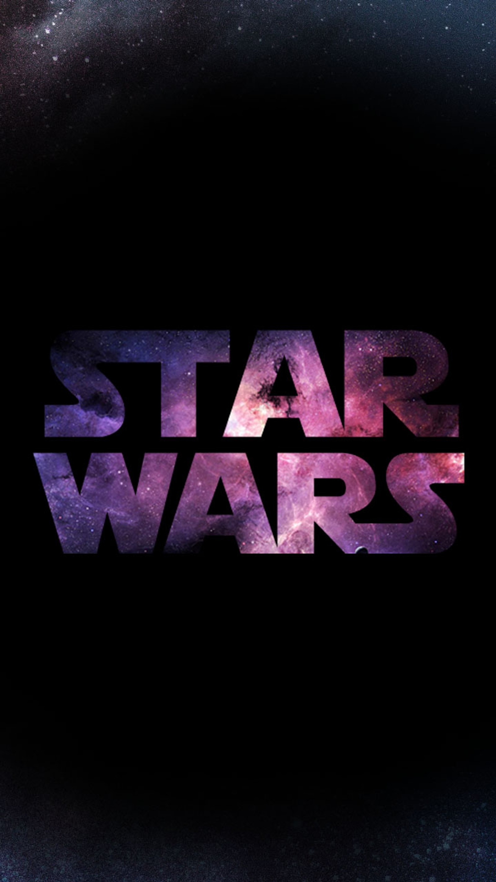 A close up of a star wars logo on a black background (darth vader, jedi, star, wars)