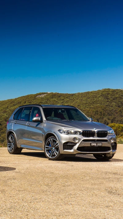 BMW X5 M: SUV de desempenho luxuoso em paisagem cênica